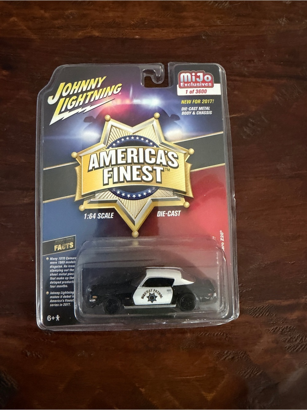Johnny Lightning America's Finest Die-Cast Police - Highway Patrol CHP Car NWT